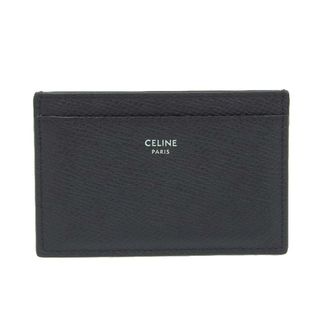 セリーヌ(celine)のセリーヌ  カードケース 名刺入れ レザー ブラック(パスケース/IDカードホルダー)