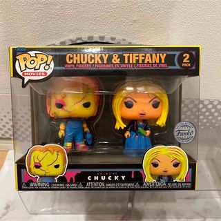 ファンコ(FUNKO)のFUNKO POP! チャイルドプレイ　チャッキー&ティファニー　ブラックライト(SF/ファンタジー/ホラー)