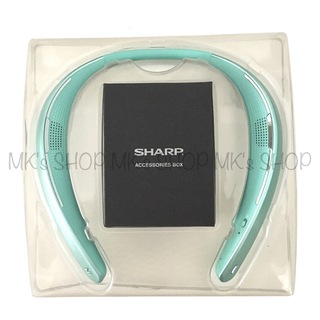 シャープ(SHARP)の【美品】SHARPシャープ　ネックスピーカー　AQUOS 首掛け　軽量　グリーン(スピーカー)