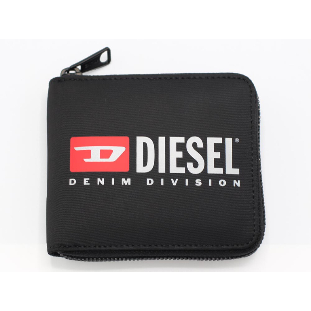 新品 DIESEL ディーゼル ラウンドファスナー折財布 X09541 ブラック