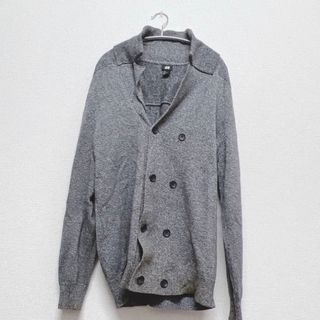 エイチアンドエム(H&M)のH&M ロングジャケットニット(チェスターコート)