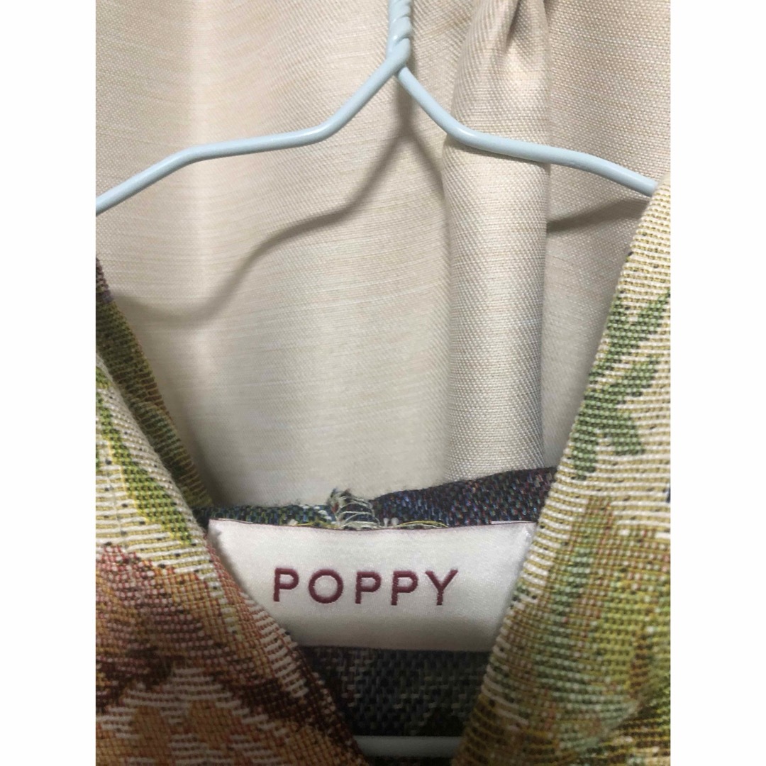 即完売　人気　poppy あさぎーにょ　フラワーゴブランパーカー　花柄 レディースのトップス(パーカー)の商品写真