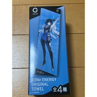 ZONE 原神オリジナルタオル 夜蘭 外箱とキャンペーン用QRコード