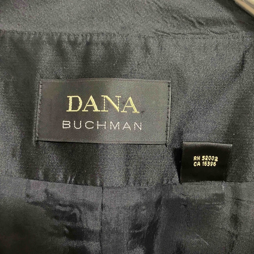 【美品】DANA BUCHMAN シルク　テーラードジャケット レディースのジャケット/アウター(テーラードジャケット)の商品写真