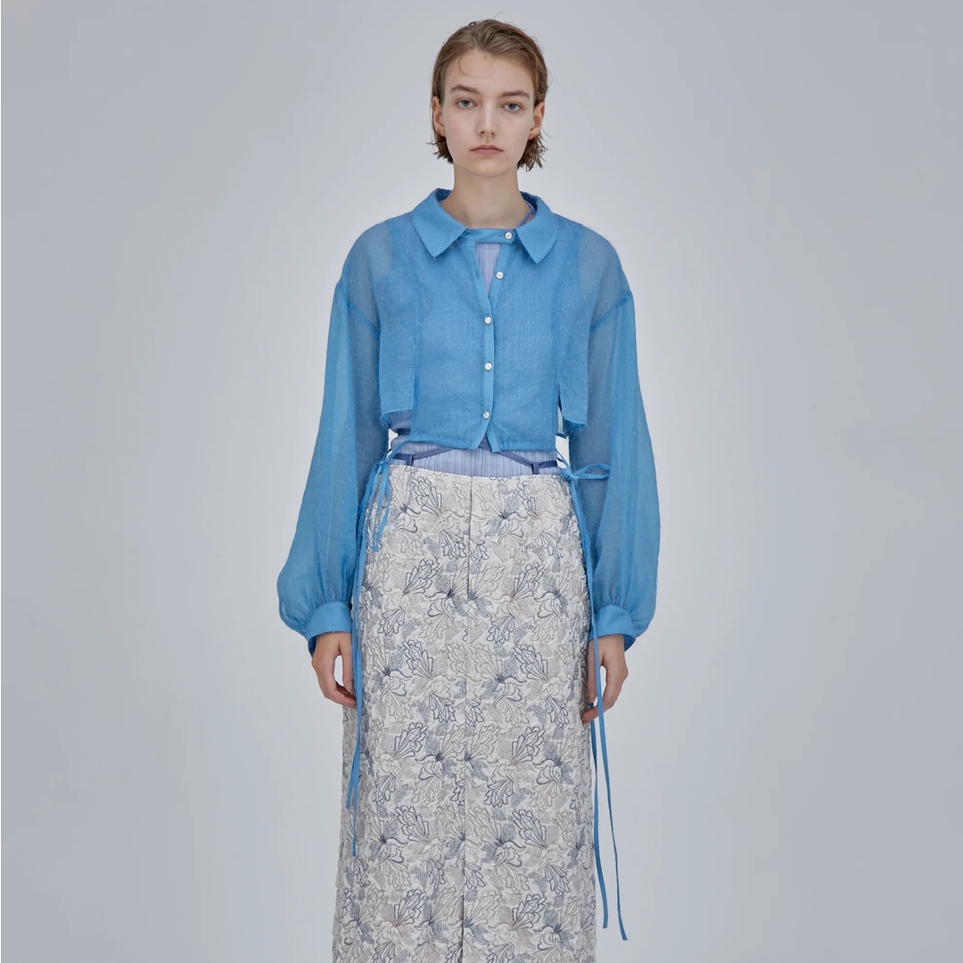MURRAL - 新品タグ付きMURRAL Fluffy jacquard shirtの通販 by nnnna's