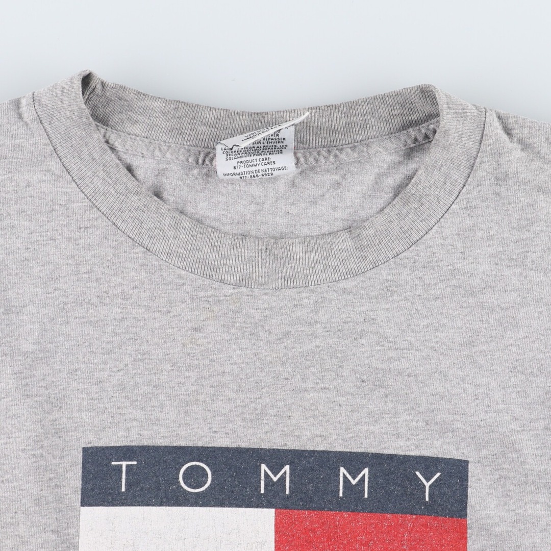 TOMMY HILFIGER(トミーヒルフィガー)の古着 90年代 トミーヒルフィガー TOMMY HILFIGER ロングTシャツ ロンT USA製 メンズXL ヴィンテージ /eaa342809 メンズのトップス(Tシャツ/カットソー(半袖/袖なし))の商品写真