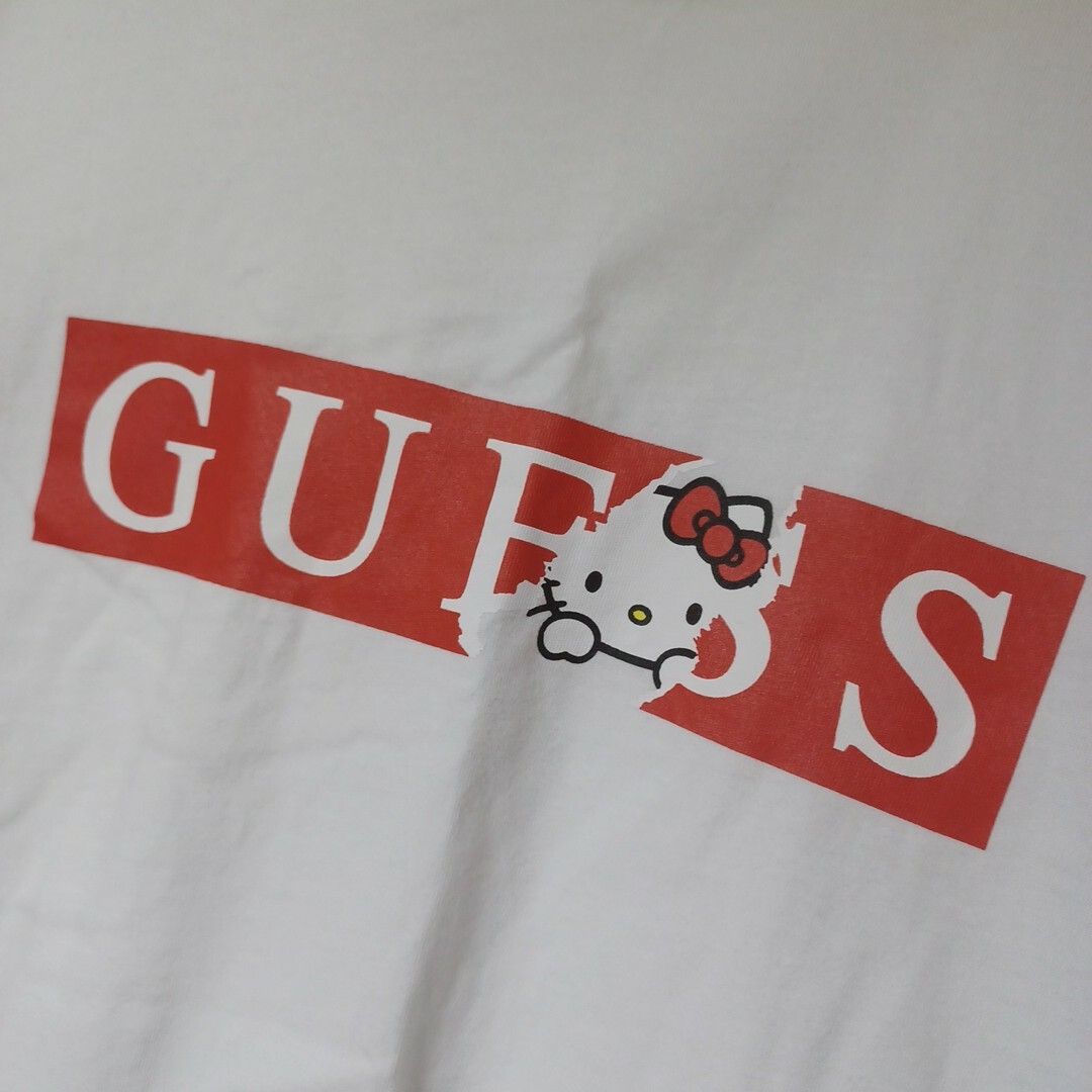 GUESS(ゲス)のキティ ゲス ロゴ 半袖 Tシャツ メンズのトップス(Tシャツ/カットソー(半袖/袖なし))の商品写真