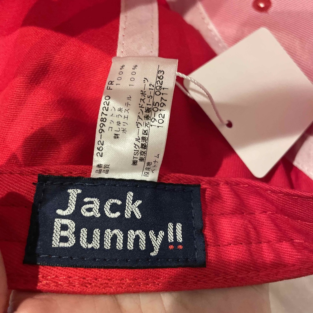 JACK BUNNY!!(ジャックバニー)のジャックバニー　ゴルフキャップ スポーツ/アウトドアのゴルフ(ウエア)の商品写真