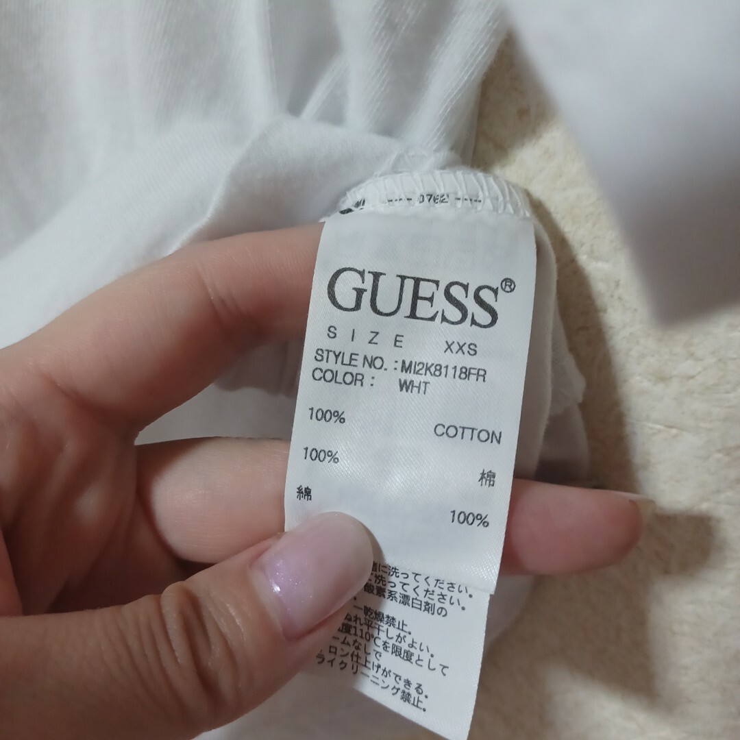 GUESS(ゲス)のゲス ロゴ 半袖 Tシャツ メンズのトップス(Tシャツ/カットソー(半袖/袖なし))の商品写真