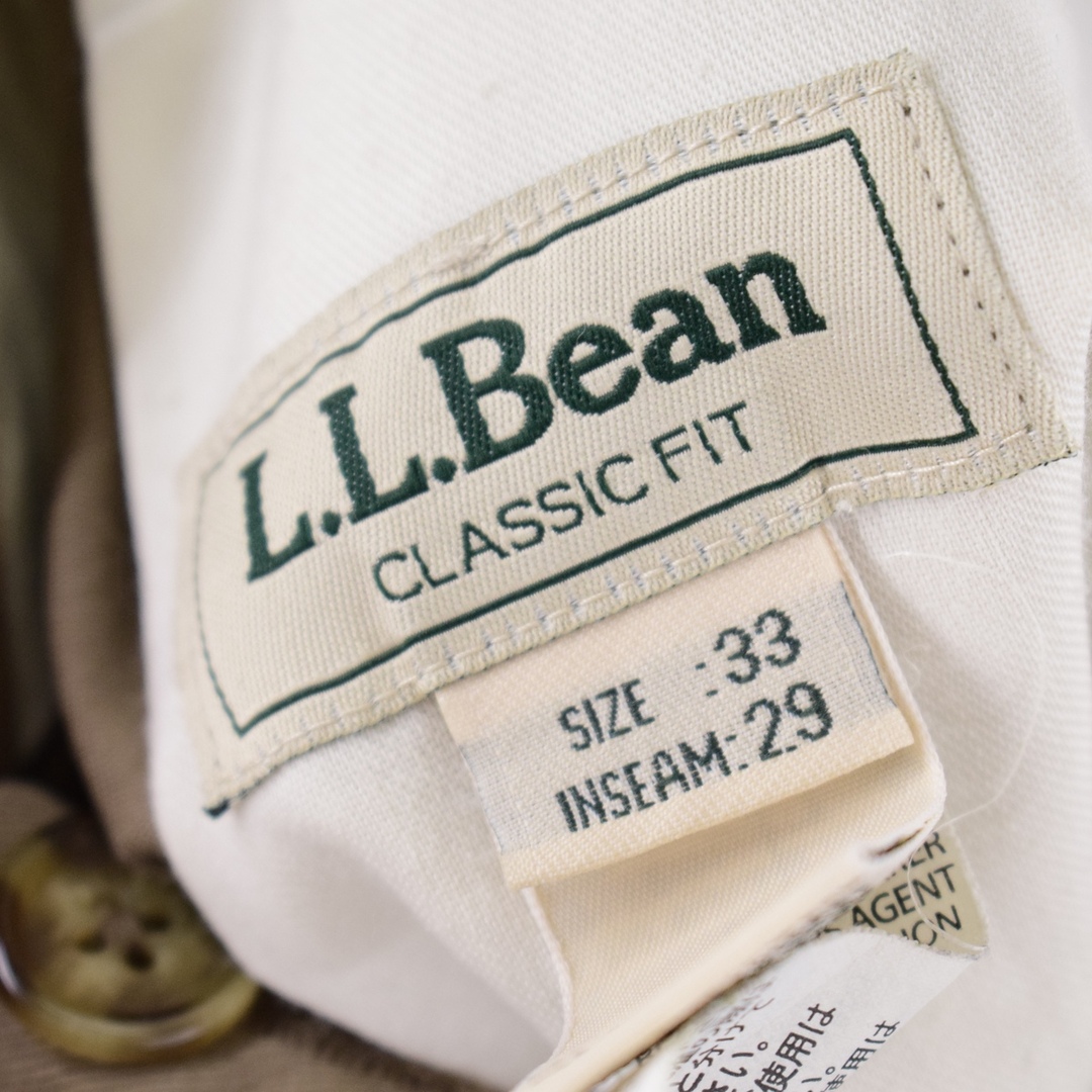 古着 エルエルビーン L.L.Bean CLASSIC FIT スラックスパンツ メンズw33 /eaa341135