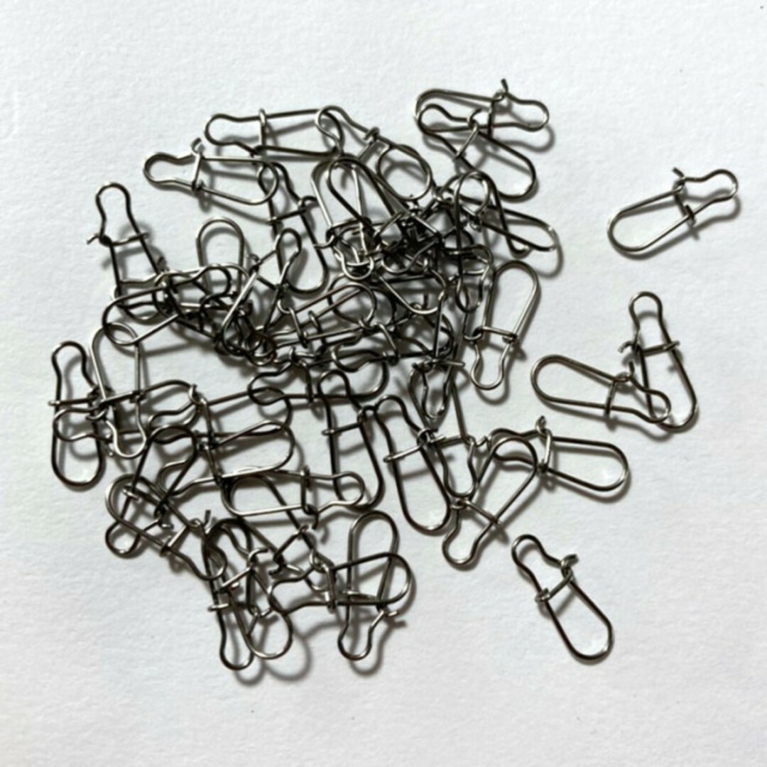 98%以上節約 スナップ 00#フックキーパー ルアー 穴釣り エギ ワーム ルアー用品 フックキーパー スナップ 100個セット 0# ルアー エギ ワーム 穴釣り