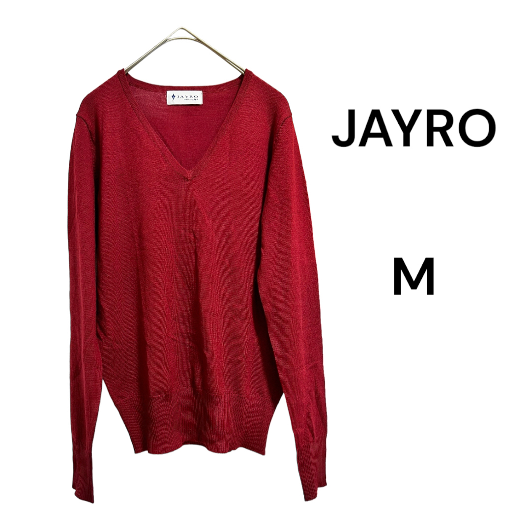 JAYRO(ジャイロ)の【試着のみ美品】薄手ニット JAYRO M レッド レディースのトップス(ニット/セーター)の商品写真