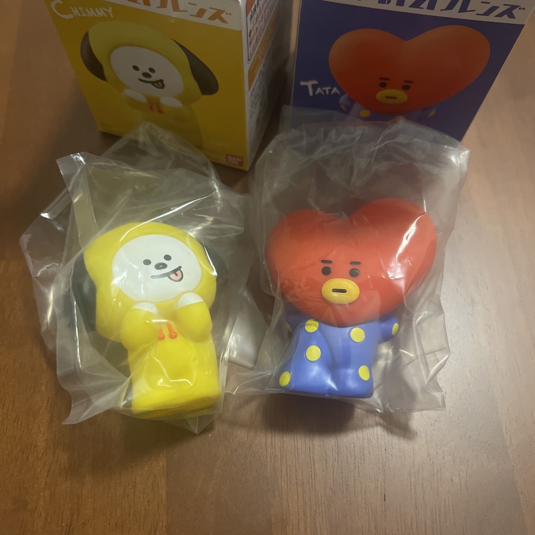 BT21(ビーティーイシビル)のBT21フレンズ　　CHIMMY&TATAセット エンタメ/ホビーのおもちゃ/ぬいぐるみ(キャラクターグッズ)の商品写真