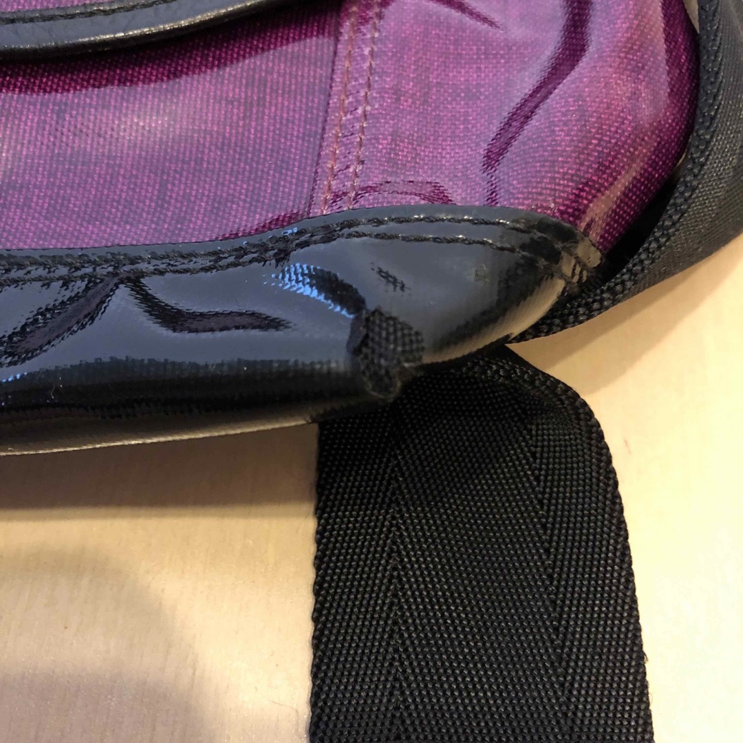 master-piece(マスターピース)の中古　ショルダーバッグ 斜め掛け メンズ マスターピース 紫 メンズのバッグ(ショルダーバッグ)の商品写真