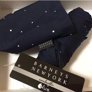 バーニーズニューヨーク(BARNEYS NEW YORK)の新品 Boxあり バーニーズニューヨーク Barneys NY 折りたたみ傘(傘)
