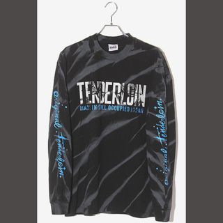 テンダーロイン(TENDERLOIN)のテンダーロイン 本店限定 タイダイ プリント 長袖Tシャツ XL ブラック /●(Tシャツ/カットソー(七分/長袖))