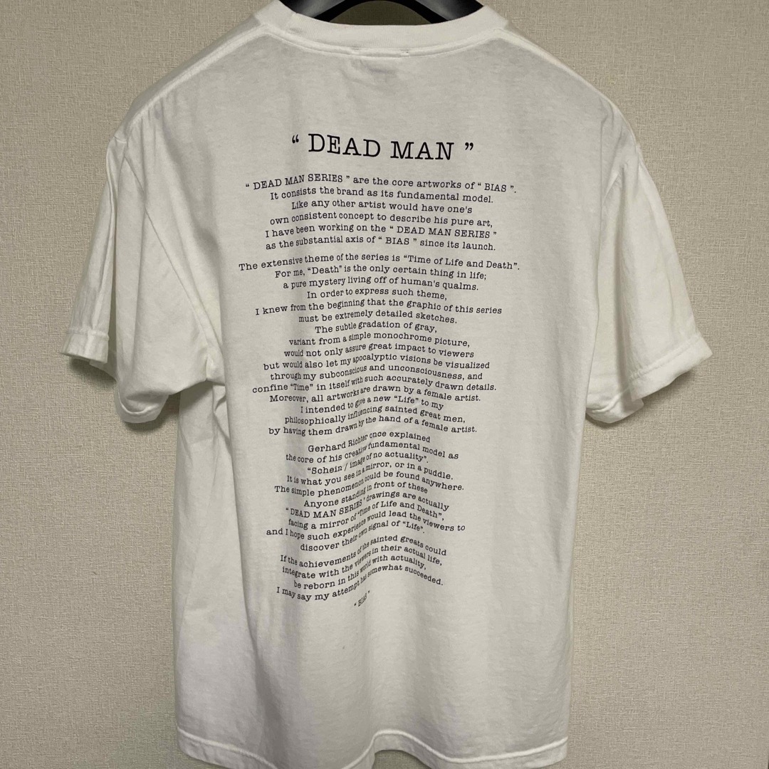 BIAS(バイアス)のBIAS バイアス DEAD MAN ビッグシルエットTシャツMICHAEL メンズのトップス(Tシャツ/カットソー(半袖/袖なし))の商品写真