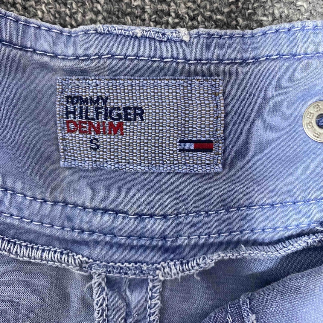 TOMMY HILFIGER(トミーヒルフィガー)の【美品 S】TOMMY HILFIGER デニムミニ丈ワンピース レディースのワンピース(ミニワンピース)の商品写真