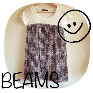 ビームス(BEAMS)のBEAMS  Ｔシャツワンピース(ミニワンピース)