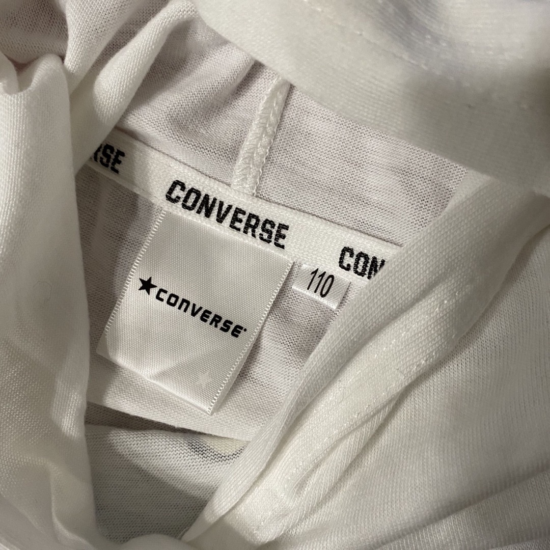 CONVERSE(コンバース)のコンバース　新品パーカー　110cm キッズ/ベビー/マタニティのキッズ服男の子用(90cm~)(Tシャツ/カットソー)の商品写真