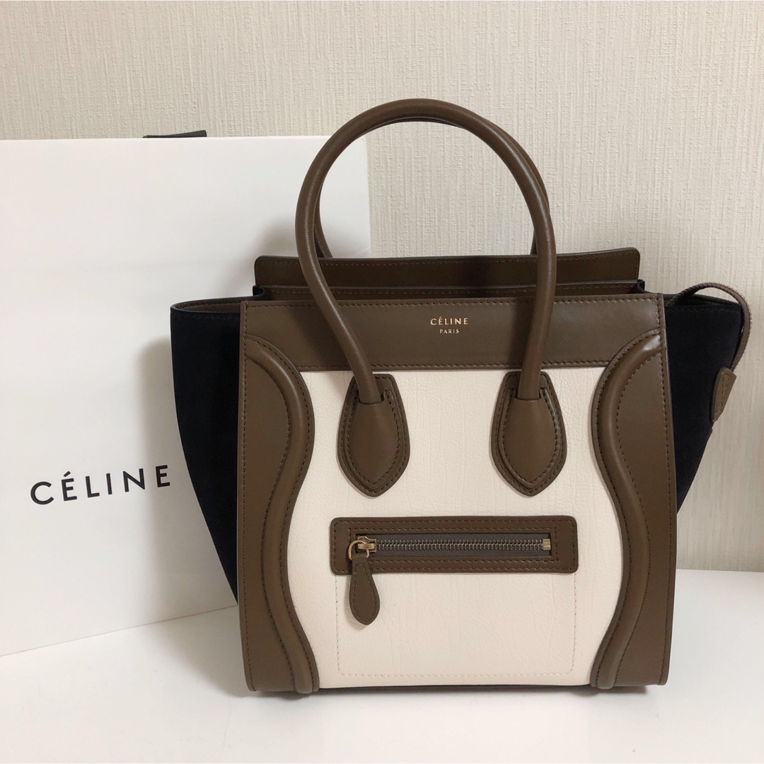 有名なブランド CELINE セリーヌ トリコロール バッグ ハンドバッグ
