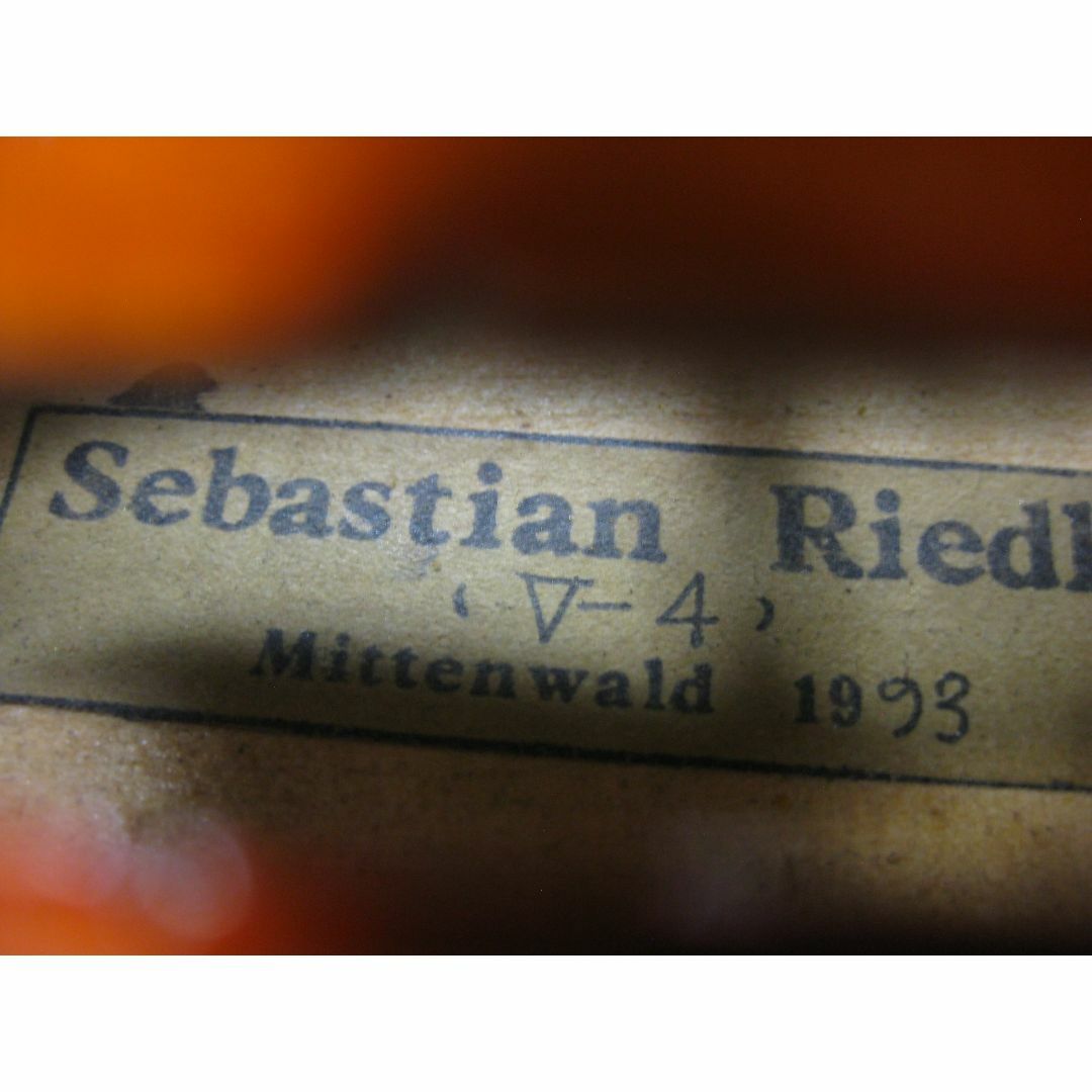 【良虎杢ドイツ製】 Sebastian Riedl バイオリン 4/4 セット 楽器の弦楽器(ヴァイオリン)の商品写真