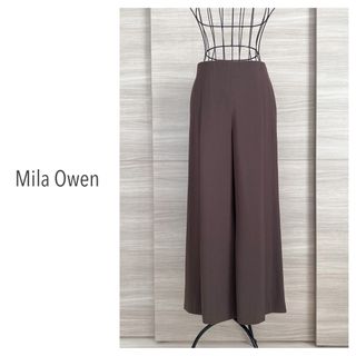 ミラオーウェン(Mila Owen)の新品◇Mila Owen ミラオーウェン　タックデザインクロップドワイドパンツ(カジュアルパンツ)