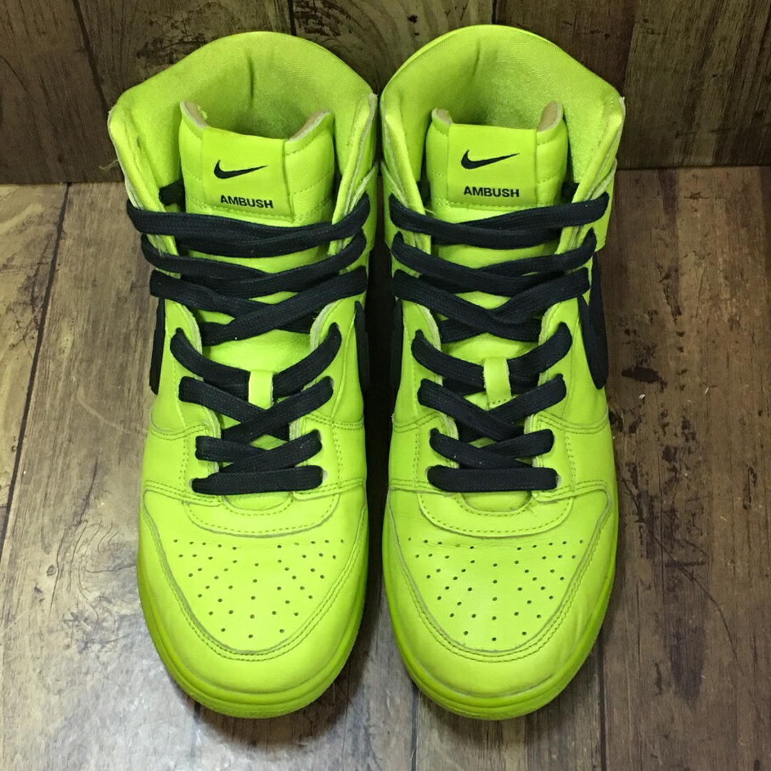 NIKE × AMBUSH DUNK HIGH "FLASH LIME" CU7544-300 ナイキ アンブッシュ ダンク ハイ "フラッシュライム"【004】約285cmソール幅