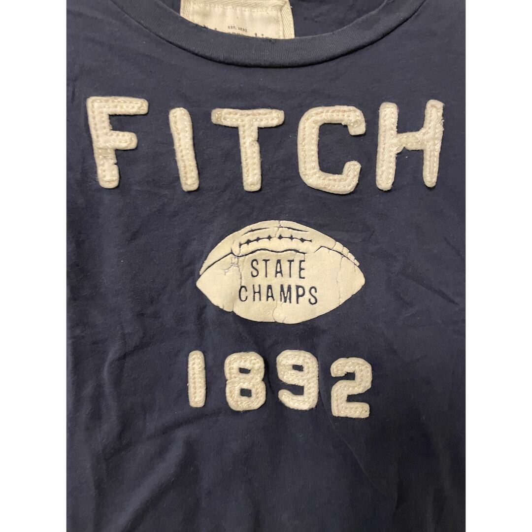 Abercrombie&Fitch(アバクロンビーアンドフィッチ)のアバンクロンビーフィッチ　Tシャツ　ネイビー レディースのトップス(Tシャツ(半袖/袖なし))の商品写真