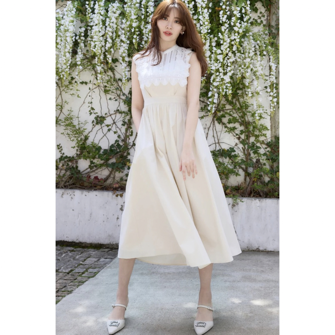 her lip to Grace Cotton-Blend Long Dress