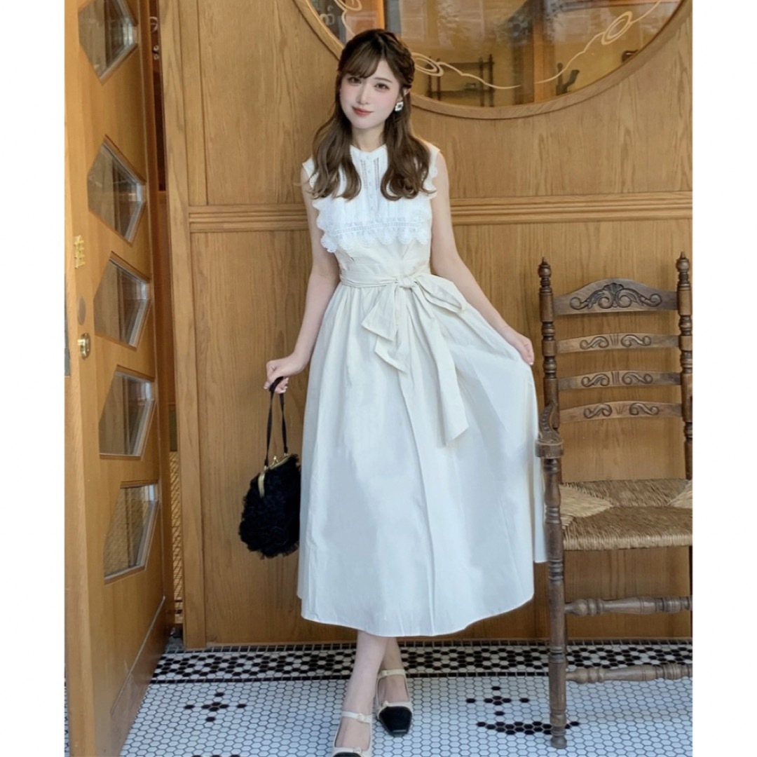 Her lip to - her lip to Grace Cotton-Blend Long Dressの通販 by