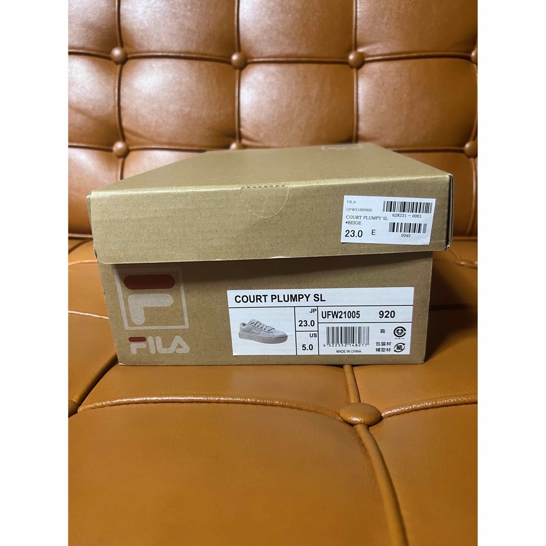 新品未使用！FILA  COURT PLUMPY 厚底スニーカー 23.0 3