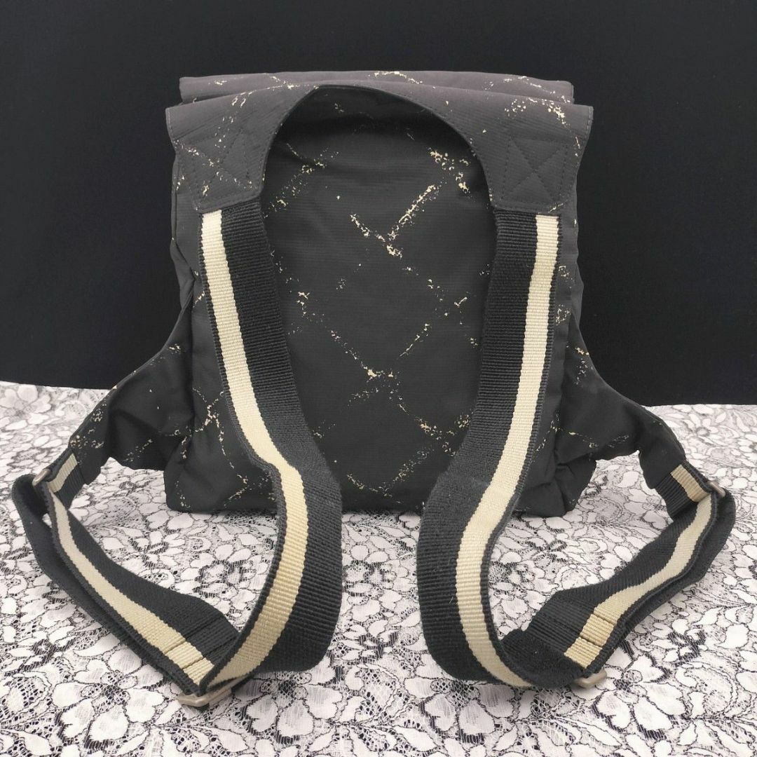 CHANEL シャネル 旧トラベルライン リュック バックパック シルバー金具-