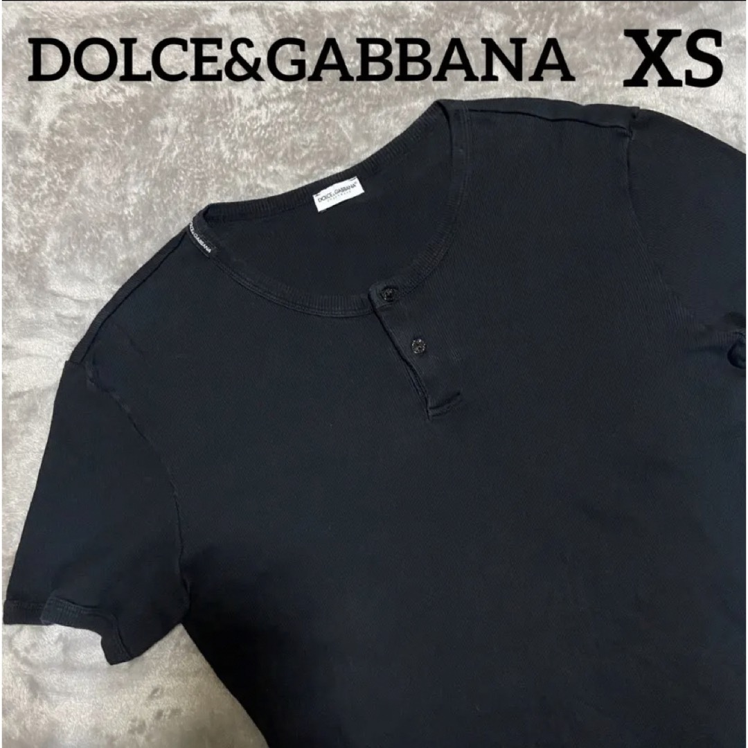 DOLCE\u0026GABBANAドルガバ/ダークブラウン系リブニット/Tシャツ
