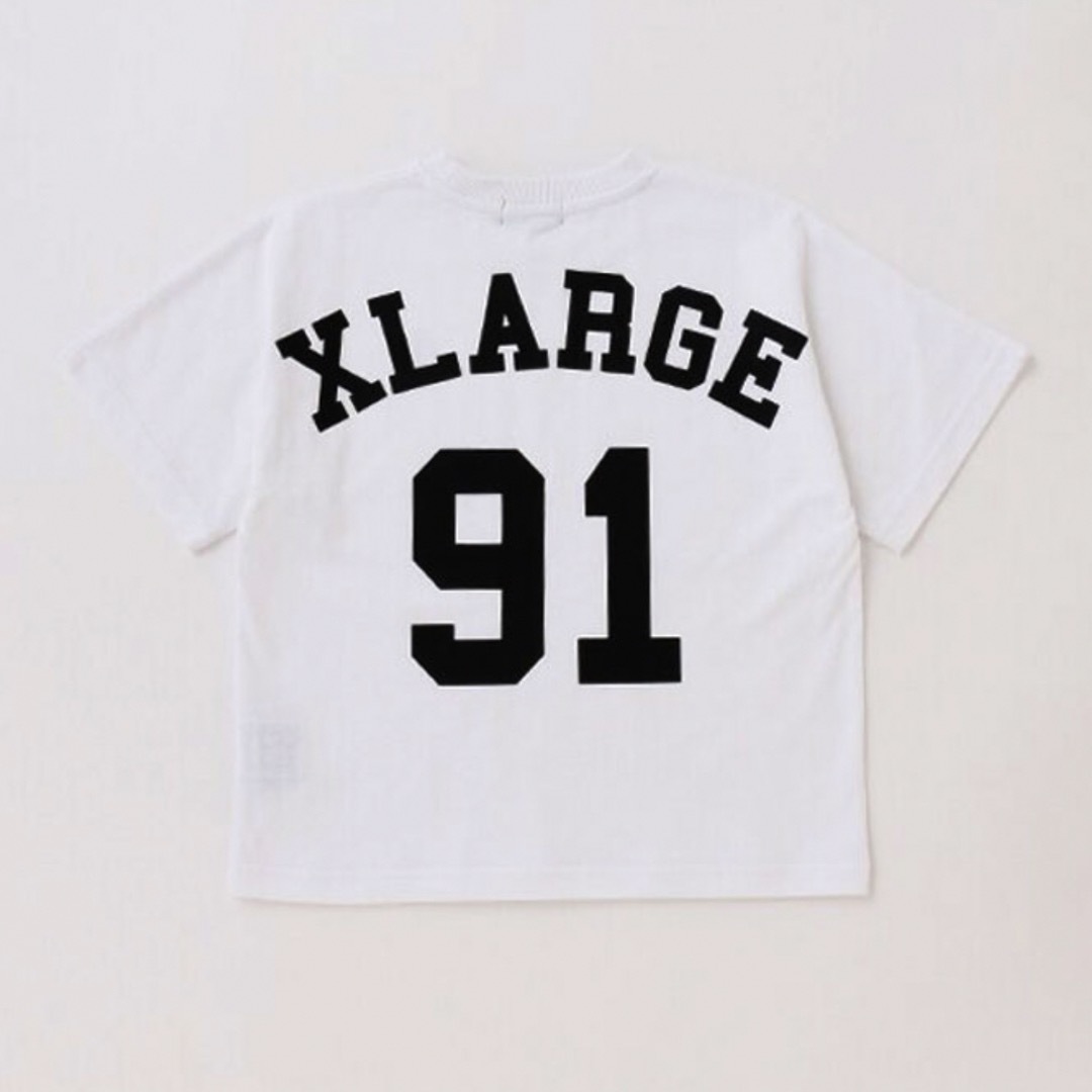 XLARGE(エクストララージ)のXLARGE エクストララージ　キッズ　バックナンバープリント キッズ/ベビー/マタニティのキッズ服男の子用(90cm~)(Tシャツ/カットソー)の商品写真