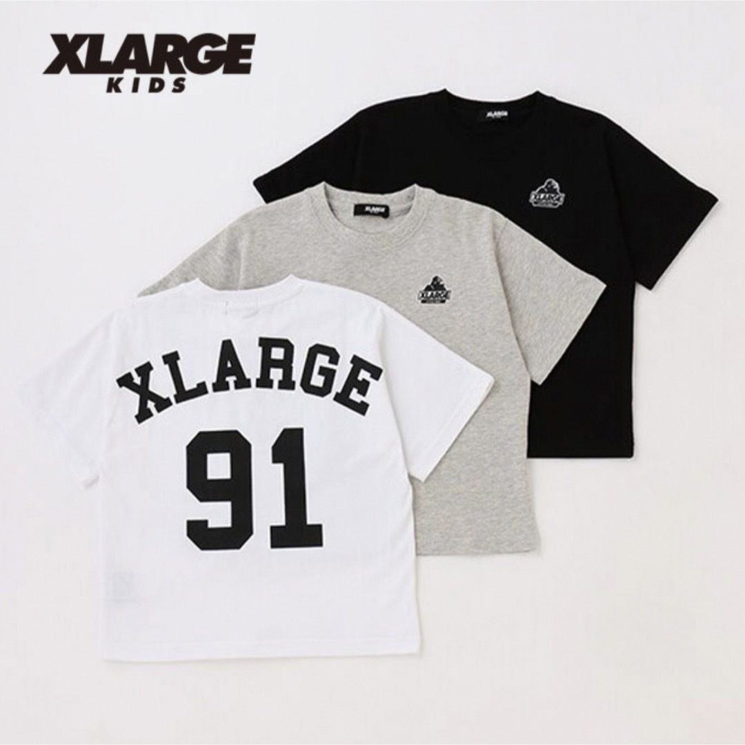 XLARGE(エクストララージ)のXLARGE エクストララージ　キッズ　バックナンバープリント キッズ/ベビー/マタニティのキッズ服男の子用(90cm~)(Tシャツ/カットソー)の商品写真