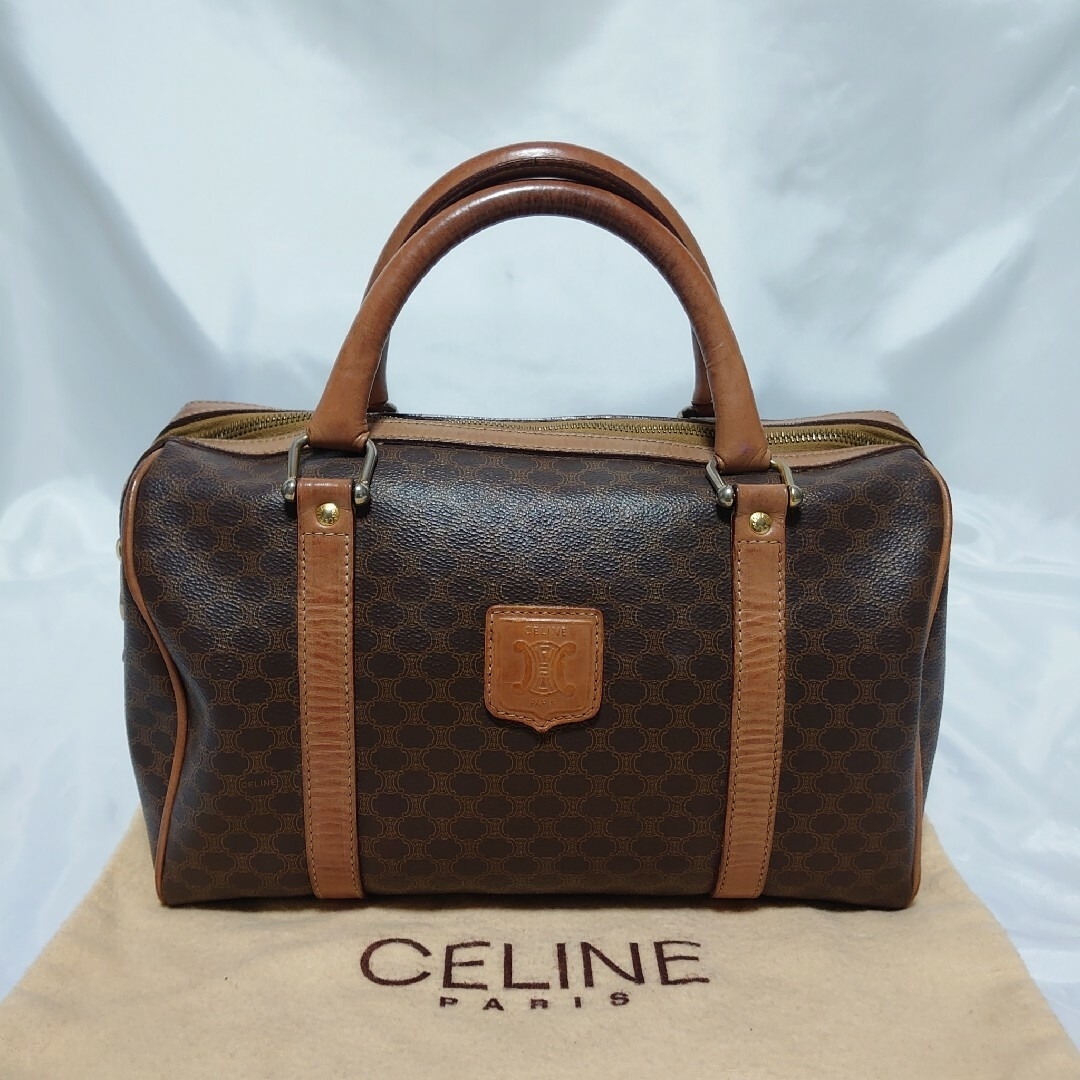 CELINE マカダム柄 ハンドバッグハンドバッグ