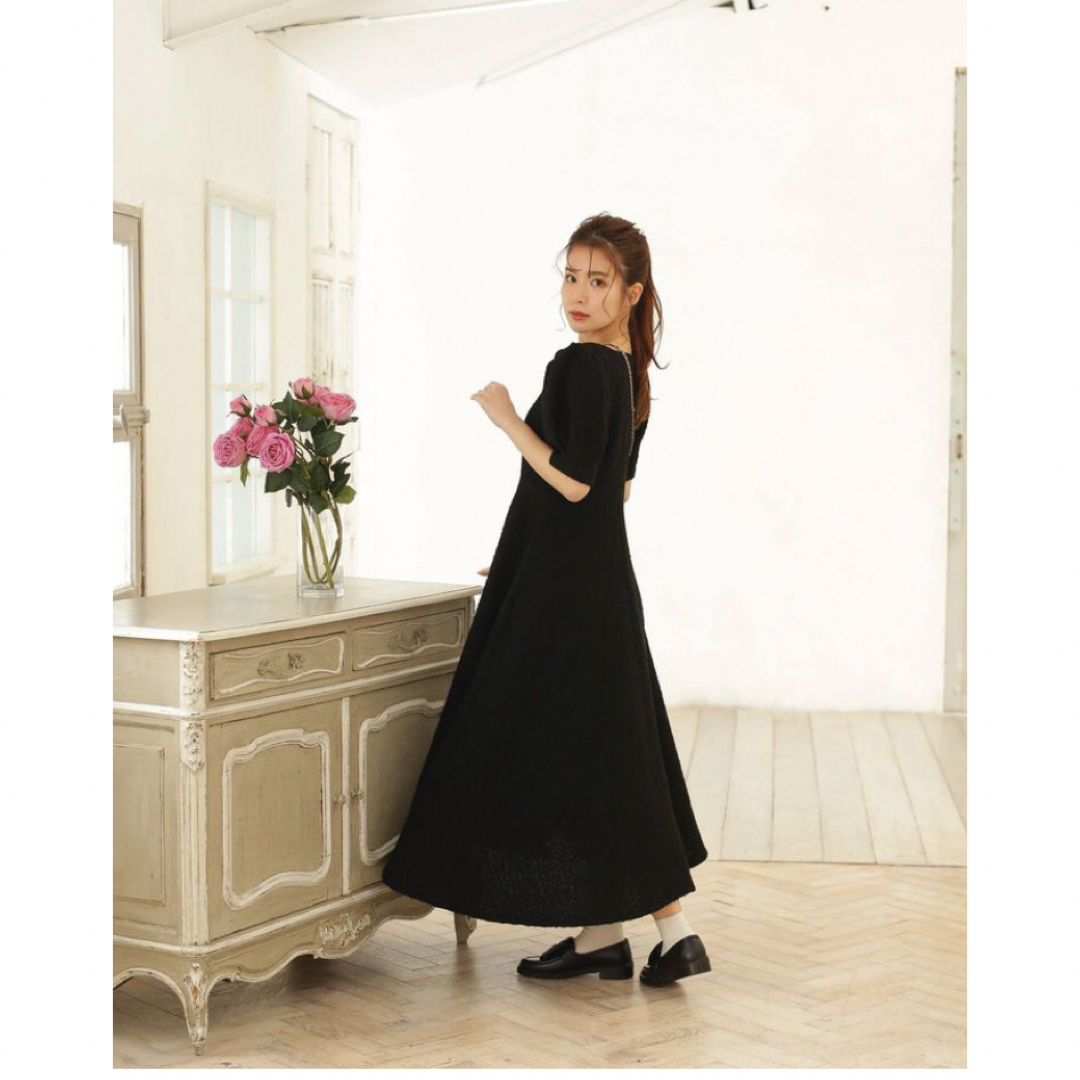 maison mable Tweed Long Dress