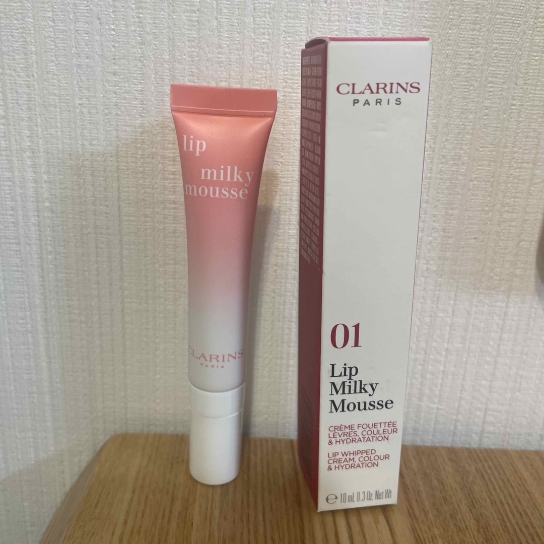 CLARINS(クラランス)のCLARINS リップミルキームース　01 コスメ/美容のベースメイク/化粧品(リップグロス)の商品写真