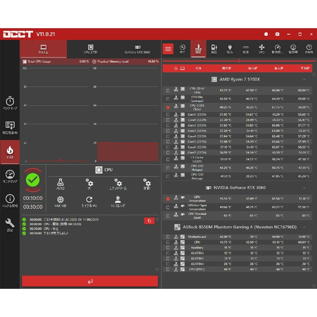 【新品】ゲーミングPC Ryzen7 5700X RTX3060 SSD