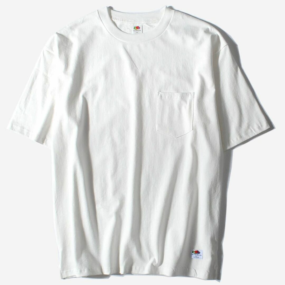 Ron Herman(ロンハーマン)のFruit Of The Loom ビッグTシャツ 白L 厚手 ヘビー メンズのトップス(Tシャツ/カットソー(半袖/袖なし))の商品写真