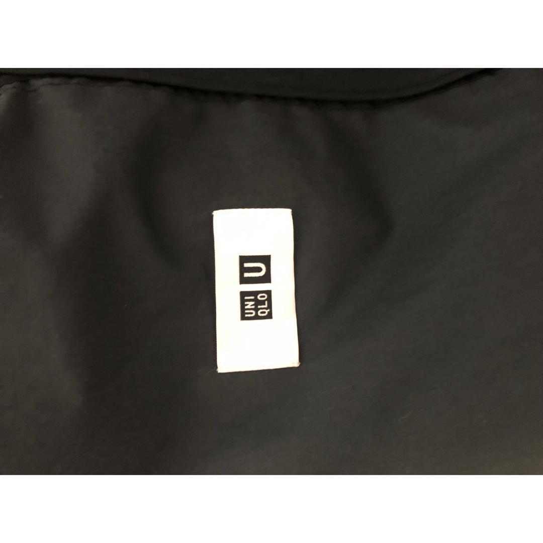 UNIQLO(ユニクロ)のユニクロU ライトロングコート　L ブラック レディースのジャケット/アウター(ロングコート)の商品写真