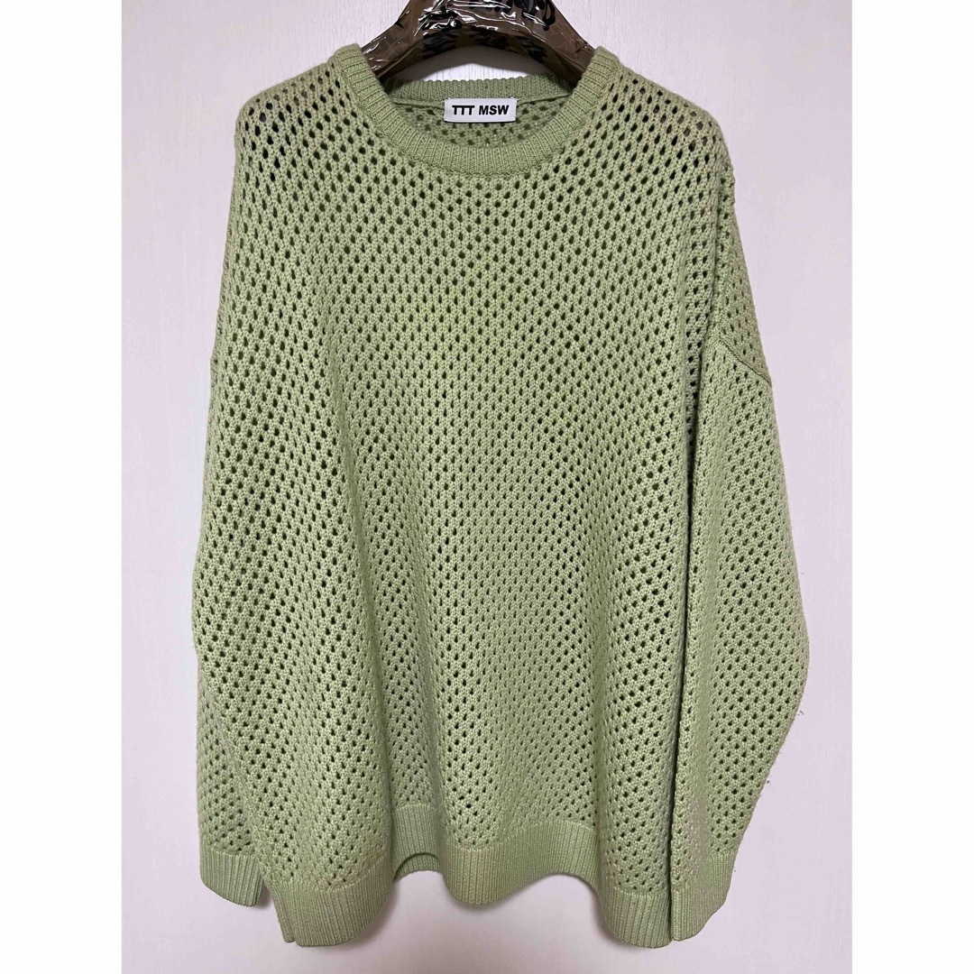 TTT_MSW 21aw Wool Pullover Knit メッシュニット 2