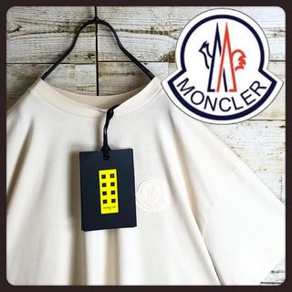 モンクレール(MONCLER)の未使用タグ付き MONCLER モンクレール tシャツ 刺繍ロゴ入り(Tシャツ/カットソー(半袖/袖なし))