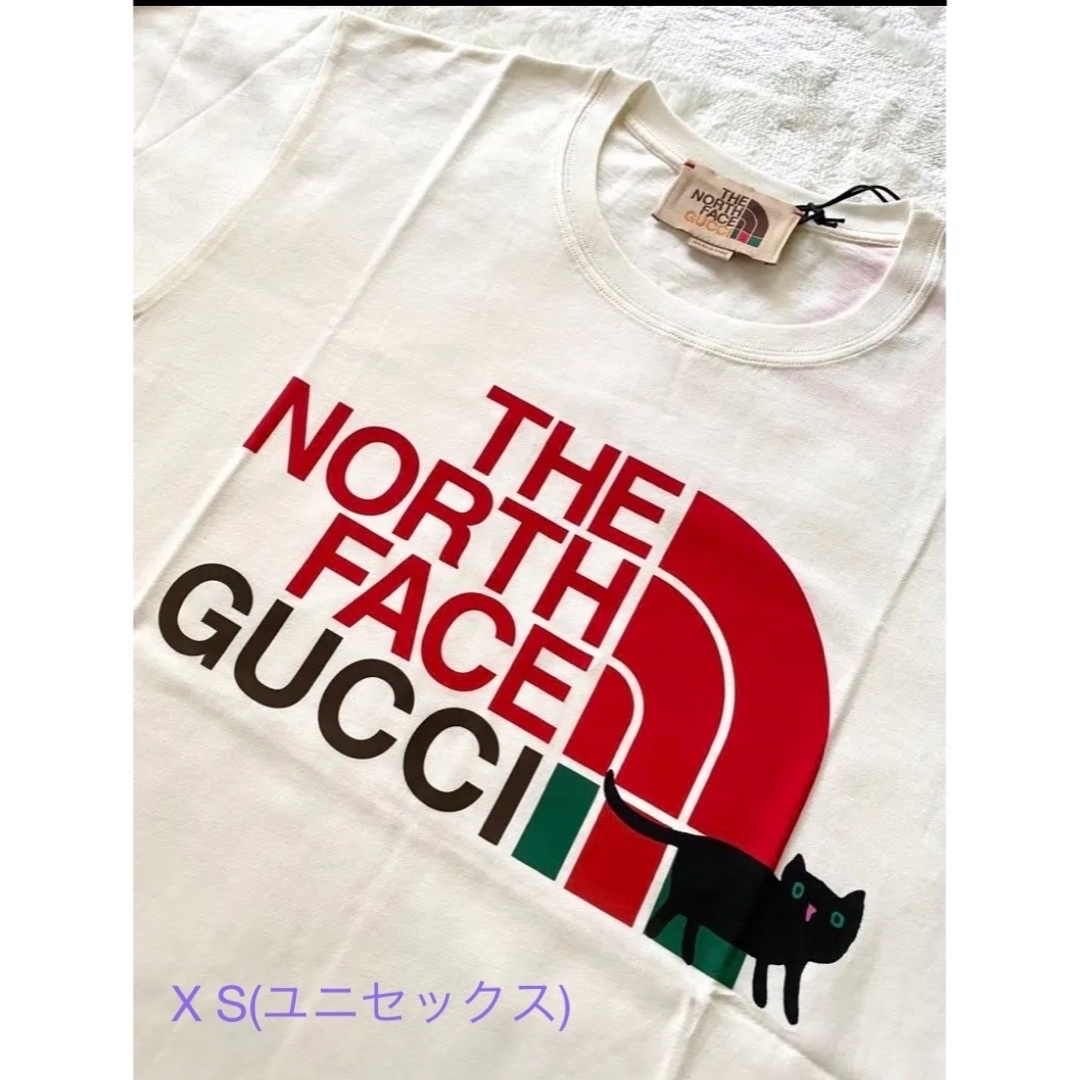 新品レア  ノースフェイス コラボ ネコTシャツ E