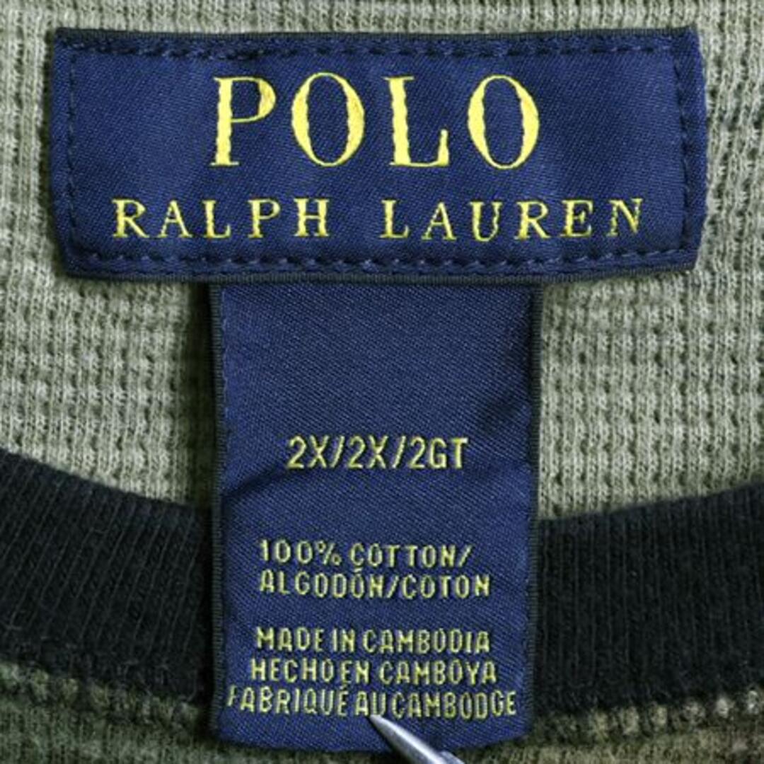 Ralph Lauren - ポロ ラルフローレン 迷彩 総柄 サーマル 長袖 Tシャツ