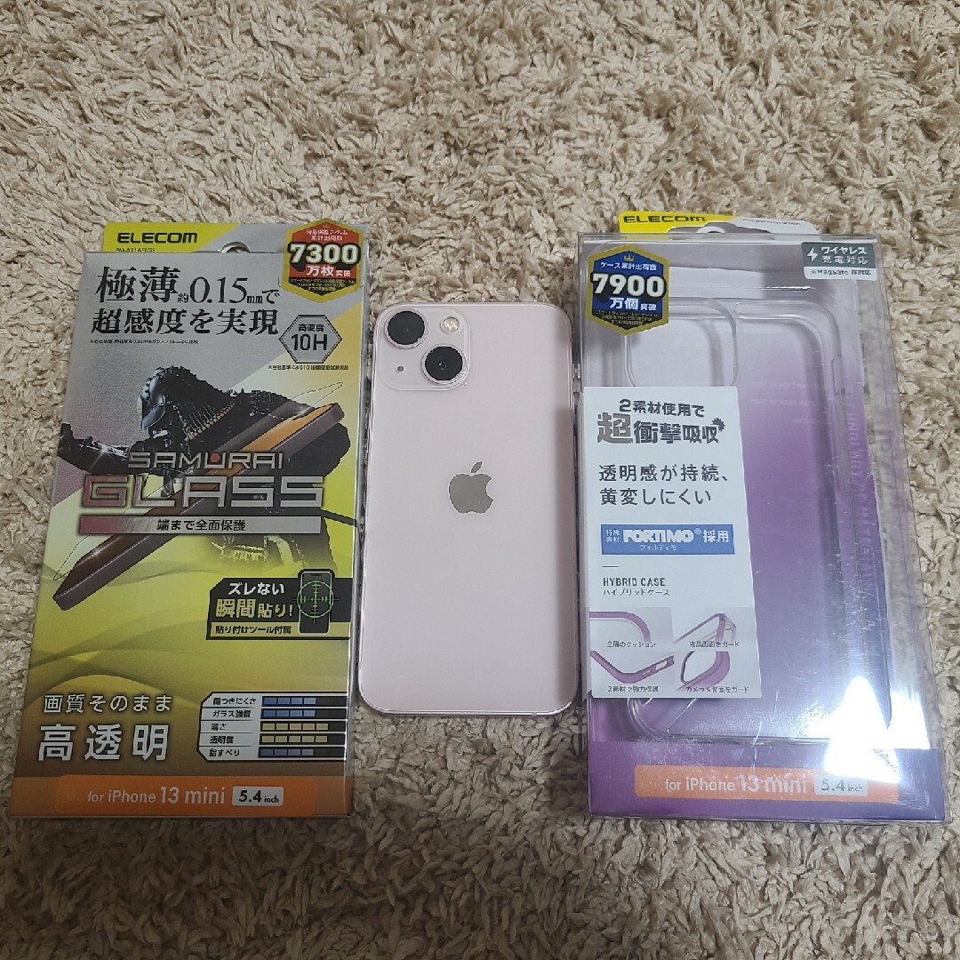 iPhone 13 mini ピンク 128GB バッテリー100％