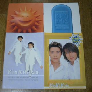 KinKi Kids コンサートパンフレット 4冊 1997／1998／1999(アイドルグッズ)