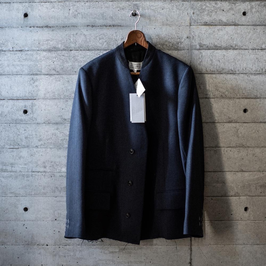 Maison Martin Margiela(マルタンマルジェラ)の【Maison Margiela】No Collar Blazer 20AW メンズのジャケット/アウター(テーラードジャケット)の商品写真