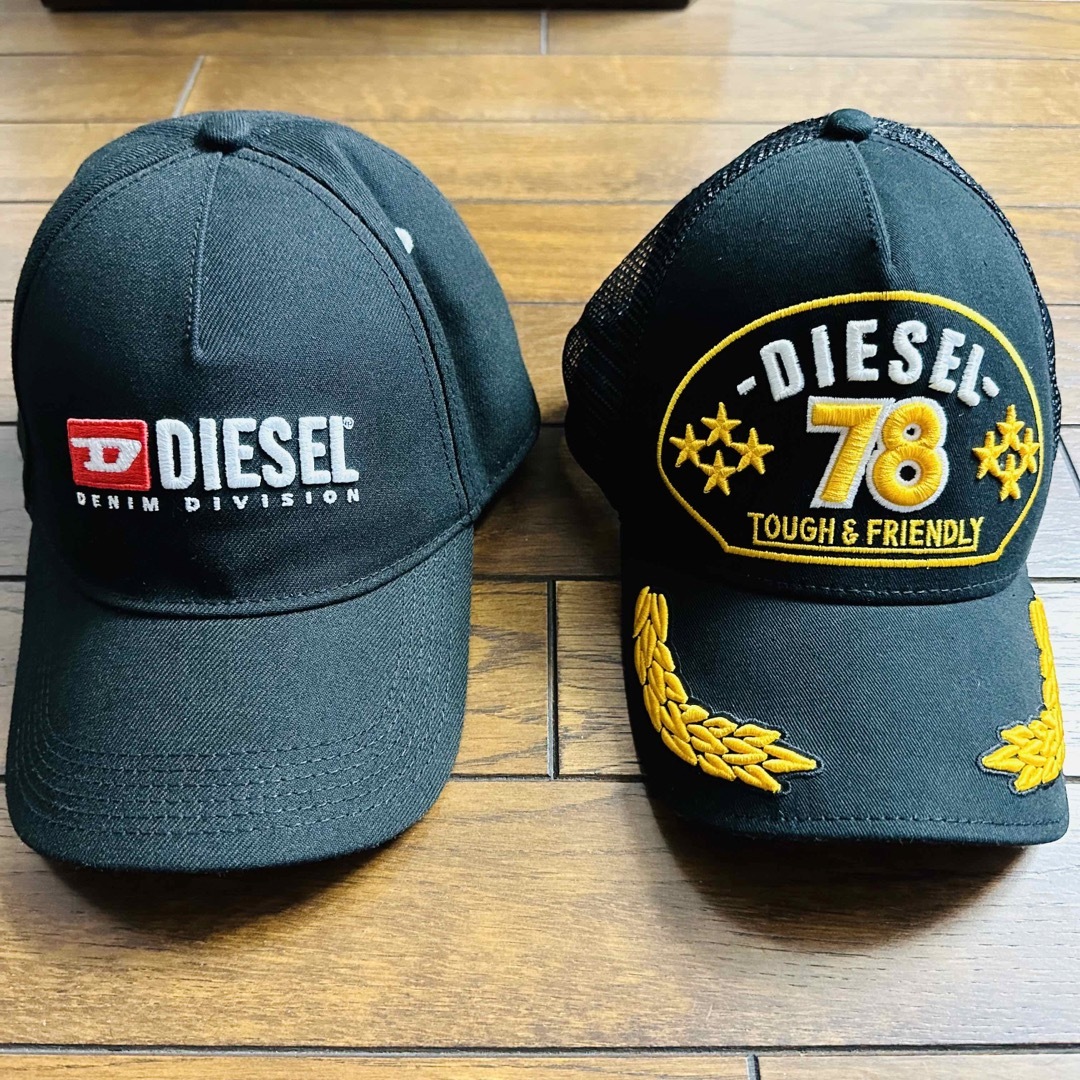 【2点セット】 DIESEL ロゴ キャップ ディーゼル 帽子 メッシュキャップ | フリマアプリ ラクマ